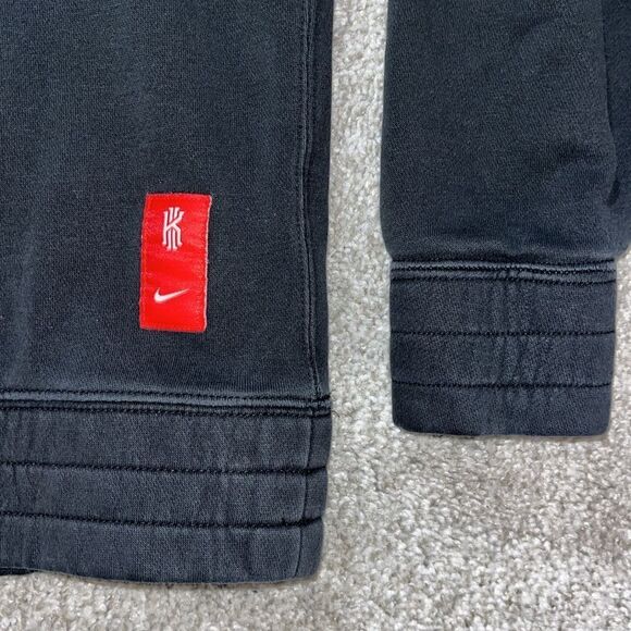 Nike Coach K Academy Basketball Kyrie Irving Hooded Hoodie Sweatshirt Black M - Picture 3 of 4